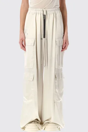 Rick Owens Pantalone cargo in misto viscosa