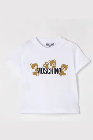 Moschino T-shirt in cotone con stampa Teddy