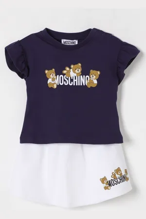 Moschino Coordinato in cotone Teddy Toy