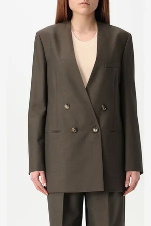 Serafini Blazer doppiopetto in misto lana