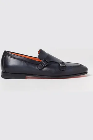 santoni Monk Strap in pelle
