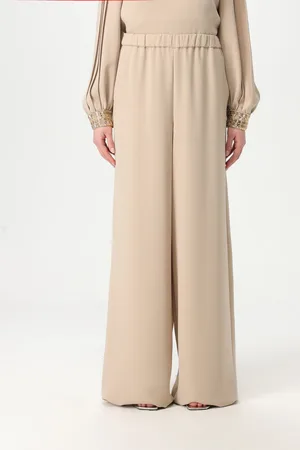 Max Mara Pantalone palazzo in crêpe