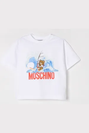 Moschino T-shirt in cotone con stampa Teddy