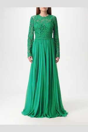 Dolce & Gabbana Abito in pizzo e chiffon