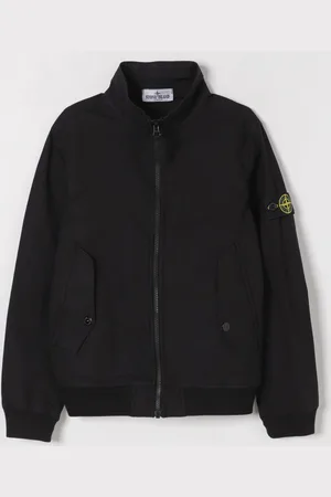 Stone Island Giacca con zip in misto cotone