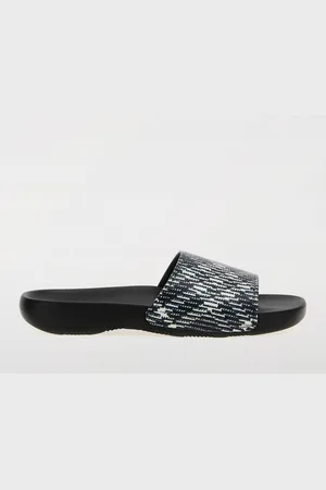 Burberry Sliders in gomma stampata