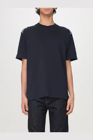 Missoni T-shirt in cotone con pannelli a zig zag