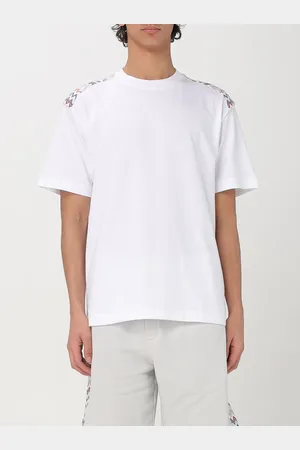 Missoni T-shirt in cotone con pannelli a zig zag