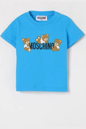 Moschino T-shirt in cotone con stampa Teddy