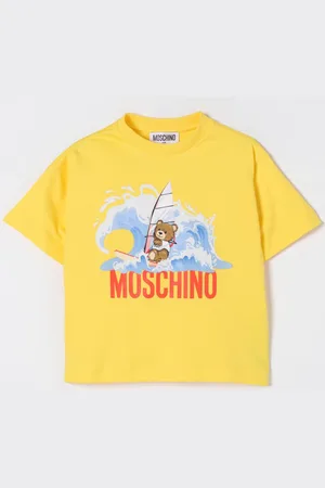 Moschino T-shirt in cotone con stampa Teddy