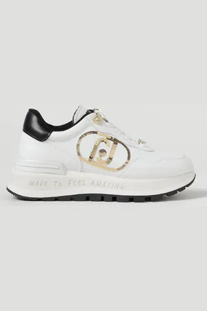Liu Jo Sneakers Amazing 20 in pelle sintetica con monogram in paillettes