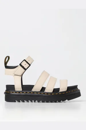 Dr. Martens Sandalo Blaire in pelle a grana naturale