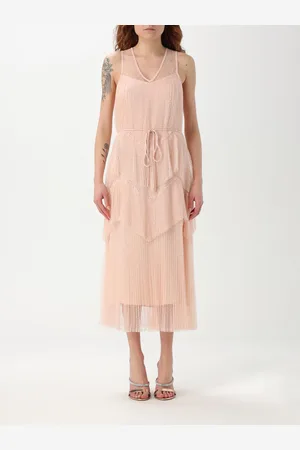 Twin-Set Abito midi in tulle point d