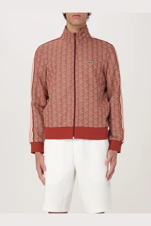 Lacoste Felpa a collo alto con zip in cotone
