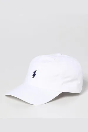 Ralph Lauren Cappello in cotone con logo ricamato