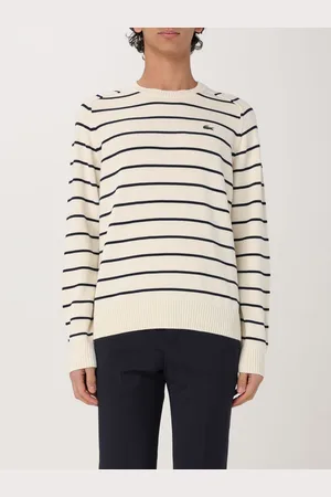 Lacoste Maglia a righe con mini logo