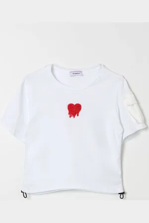 Pinko T-shirt Kids in jersey con coulisse