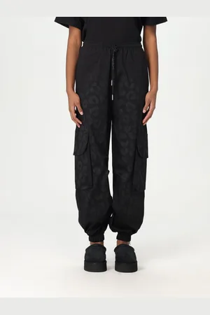 DISCLAIMER Pantalone cargo in cotone animalier