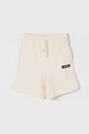Msgm Shorts sportivi in cotone con logo