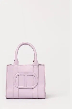 Twin-Set Borsa a tracolla effetto pelle con Oval T