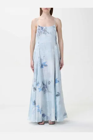 Emporio Armani Abito elegante in misto viscosa con stampa floreale