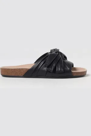 J.W.Anderson Sandalo in pelle drappeggiata con fiocco