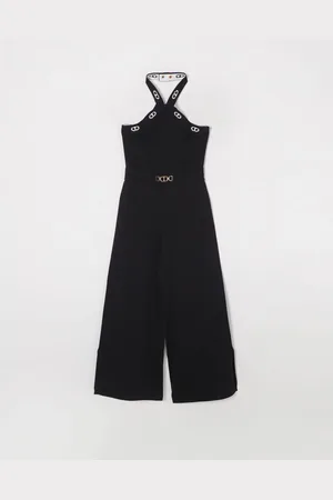 Twin-Set Tuta lunga Oval T in misto viscosa