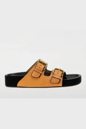 Isabel Marant Sandalo Lennyo in pelle con mini borchie