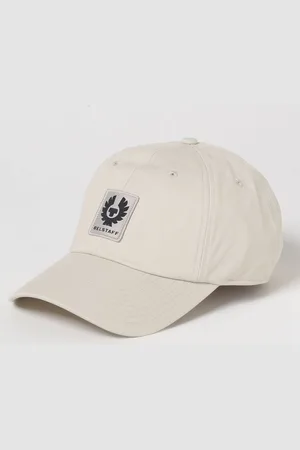 Belstaff Cappello in cotone con patch logo