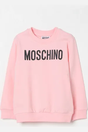 Moschino Felpa a girocollo con maxi logo