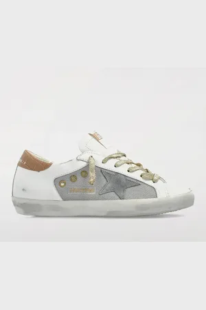 Golden Goose Sneakers Superstar Double Quarter in pelle e mesh used