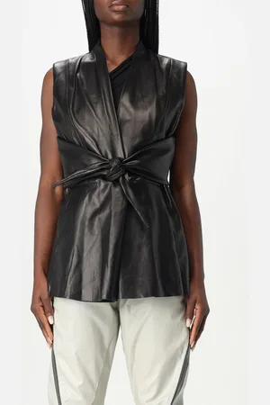 Rick Owens Gilet in pelle di agnello