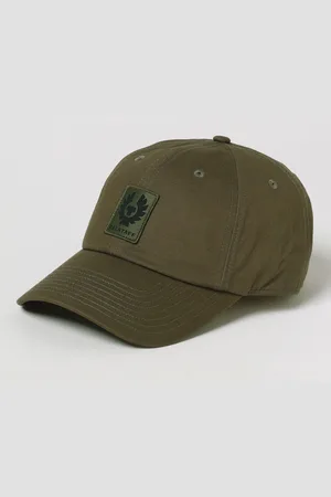 Belstaff Cappello in cotone con patch logo