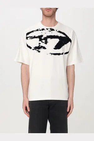 Diesel T-shirt oversize con logo Oval D