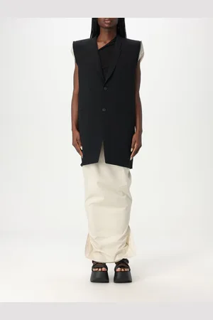 Rick Owens Gilet a monopetto in lana