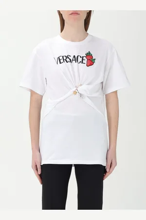 VERSACE T-shirt in cotone con logo