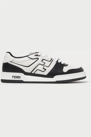 Fendi Sneakers Match in pelle