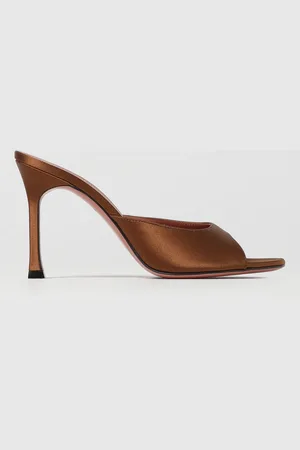 Amina Muaddi Mules Alexa in raso