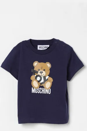 Moschino T-shirt in cotone con stampa Teddy