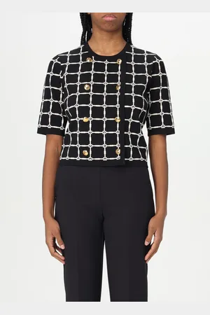 Elisabetta Franchi Cardigan con logo jacquard