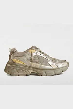 Golden Goose Sneakers Lightstar in pelle laminata e mesh used