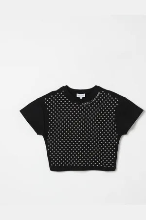 Marc Jacobs Top crop con fiori di strass