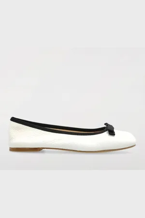 Casadei Ballerina in pelle martellata con fiocco