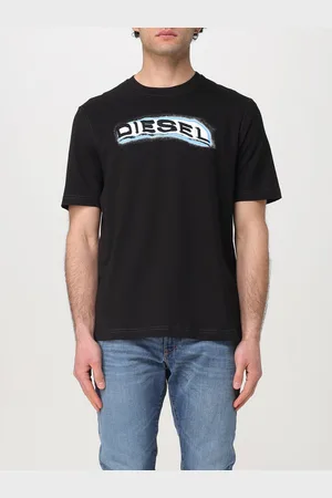 Diesel T-shirt in cotone con maxi logo