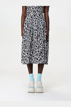 Marni Gonna in cotone con stampa floreale