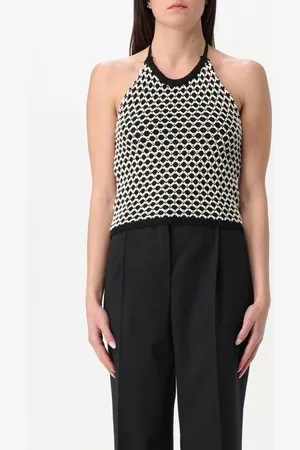 SIMONA CORSELLINI Top crop in maglia