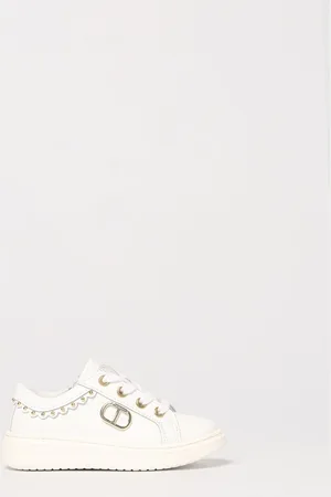Twin-Set Sneakers Oval T in pelle