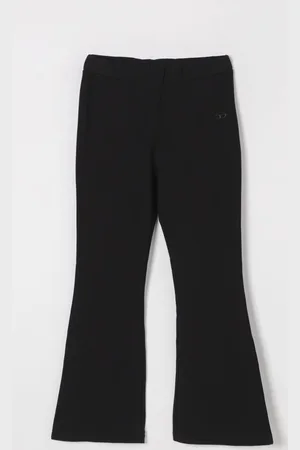 Diesel Leggings svasati con ricamo Oval D