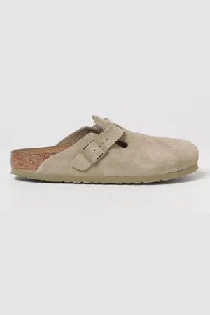 Birkenstock Sabot Boston in camoscio