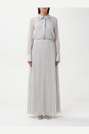 Emporio Armani Abito chemisier in georgette plissettato